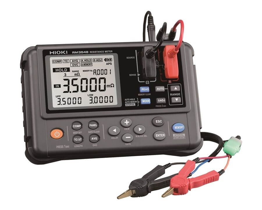 The portable resistance meter RM3548 from HIOK